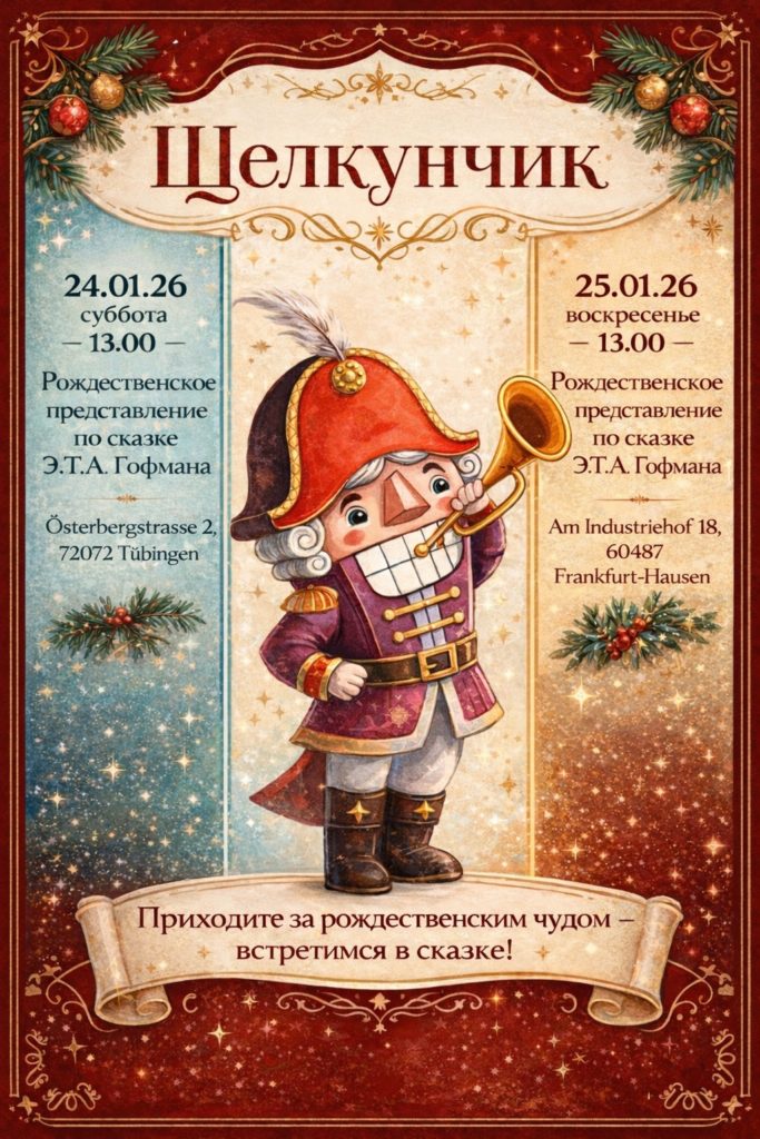 Тюбинген приглашает на «Щелкунчика»!