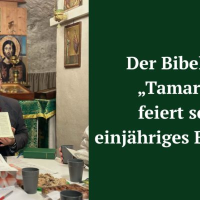 Der Bibelclub „Tamarix“ feiert sein einjähriges Bestehen